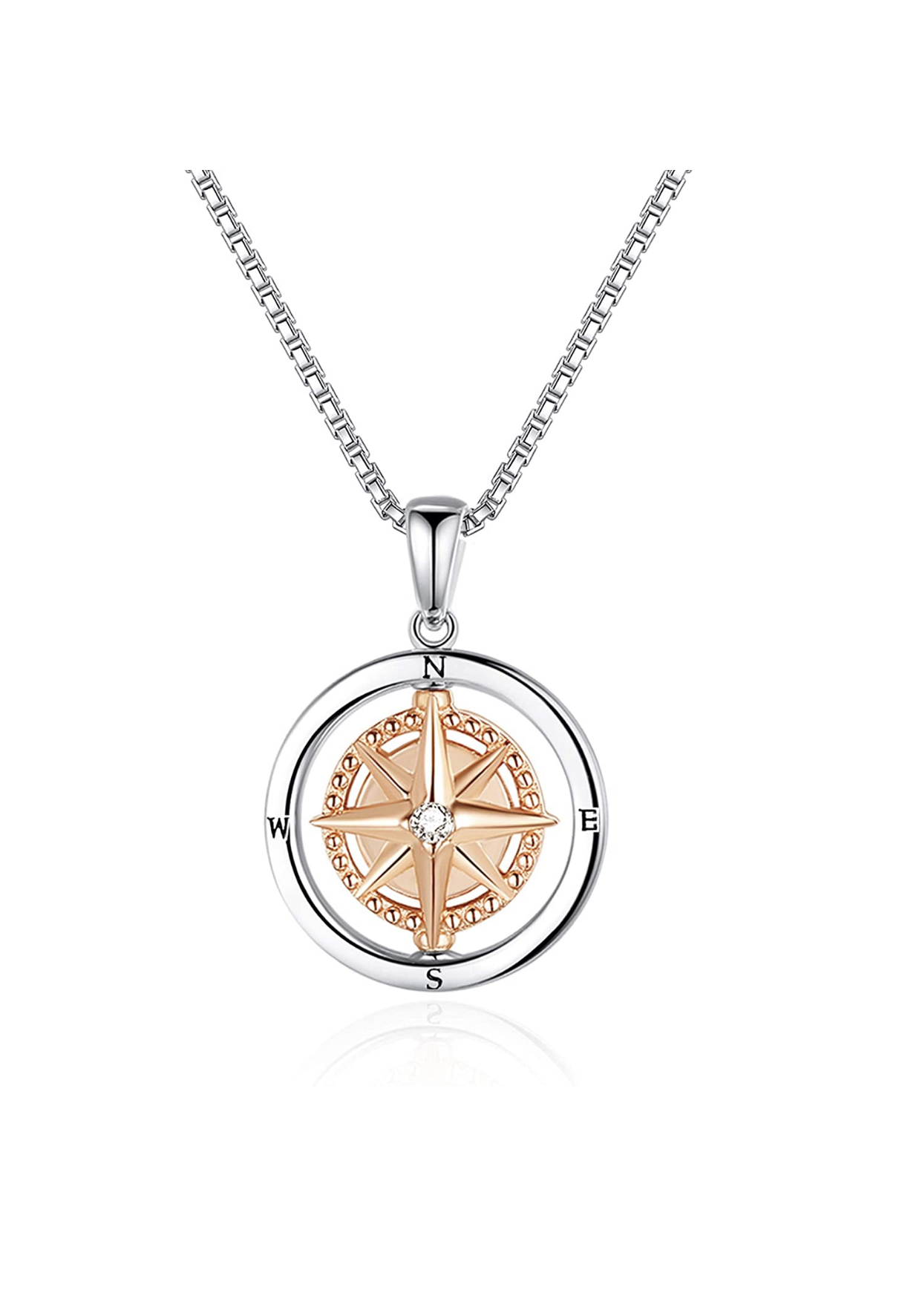 Compass Necklace for Women