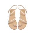 JF shoes Women's Crystal with Rhinestone Bohemia Flip Flops Summer Beach T-Strap Flat Sandals